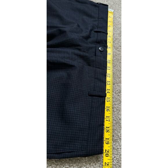 Britches Made In Italy Mens Size 40 R Worsted Wool Dress Black Gray - Picture 5 of 9